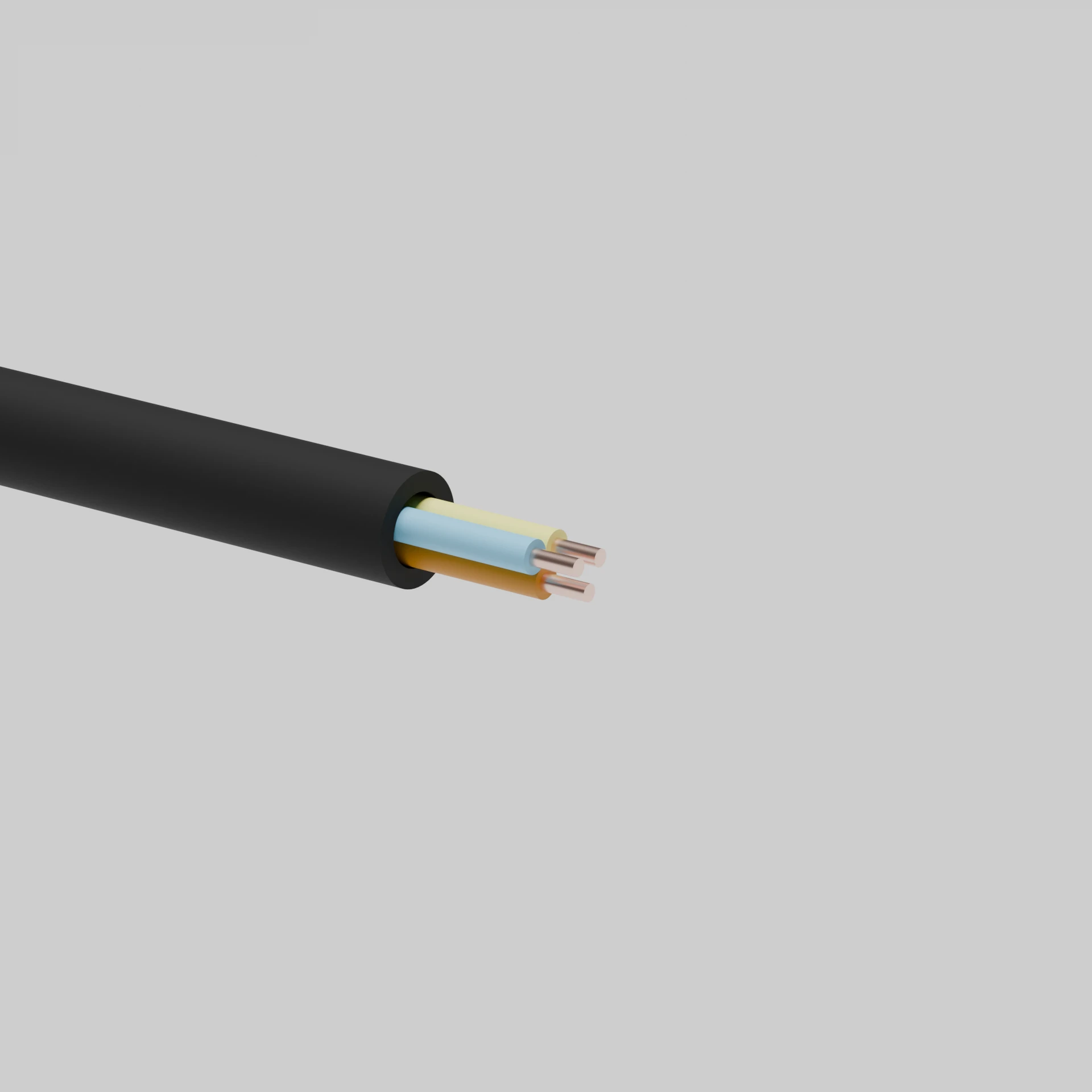 Кабель ВВГнг-LS 3х2,5 мм2, чорний GAL-KAT